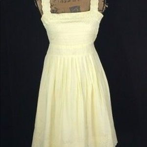 Antonio Melani-size 12- yellow pastel embroidery